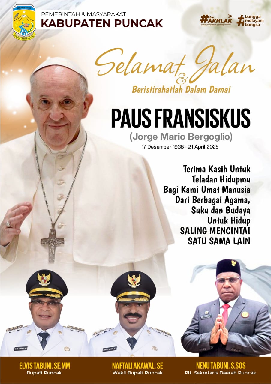 Selamat Jalan dan Beristirahat dalam Damai Paus Fransiskus
